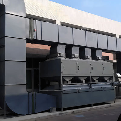 Industrial Vocs Organic Waste Gas Treatment Equipment Dry Filter + Activated Carbon Adsorption + Co Catalytic Combustion