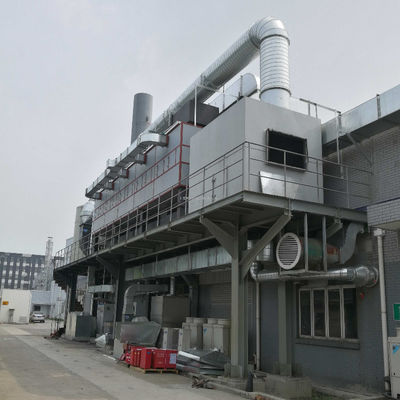 Industrial Vocs Organic Waste Gas Treatment Equipment Dry Filter + Activated Carbon Adsorption + Co Catalytic Combustion