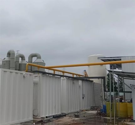 Textile Wastewater Integrated Sewage Treatment Equipment 50000L/Hour 1800kg