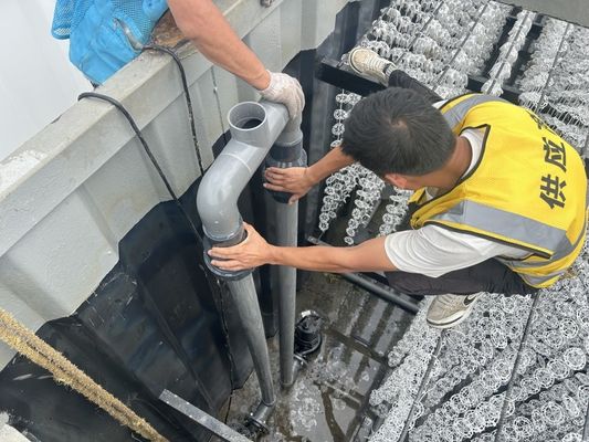 Textile Wastewater Integrated Sewage Treatment Equipment 50000L/Hour 1800kg