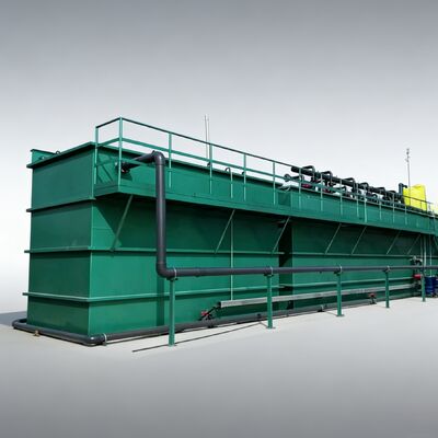 Endüstriyel ve Belediye uygulamaları ve özel tasarım için çok aşamalı süreçle entegre atık su arıtma sistemi